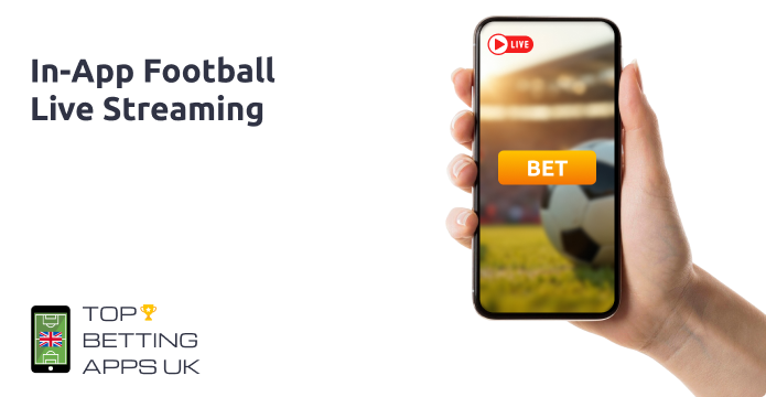 Modern Betting Mobile App Allow to watch football live streams and bet - Top Betting Apps UK